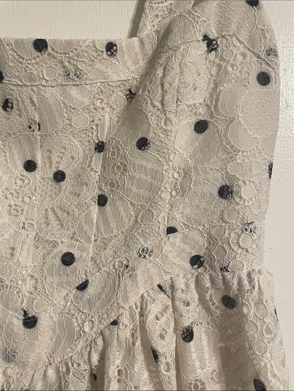 For Love and Lemons Donna Mini Dress Polka Dot - Picture 6 of 7